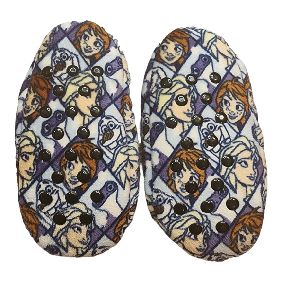 NWOT Frozen 2 Ana & Elsa Toddler Girl Slippers 2T/3T - Picture 3 of 3